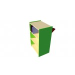 Estante de Madera y Colores